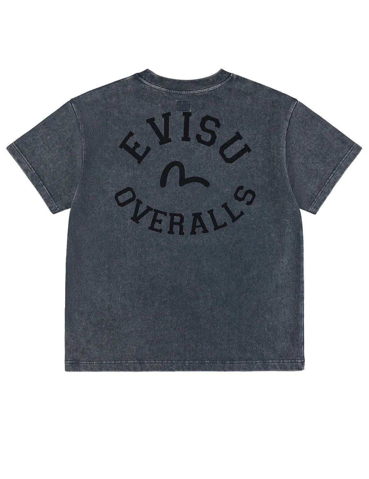 Logo and Seagull Embroidery Relax Fit T-shirt sold by Evisu
