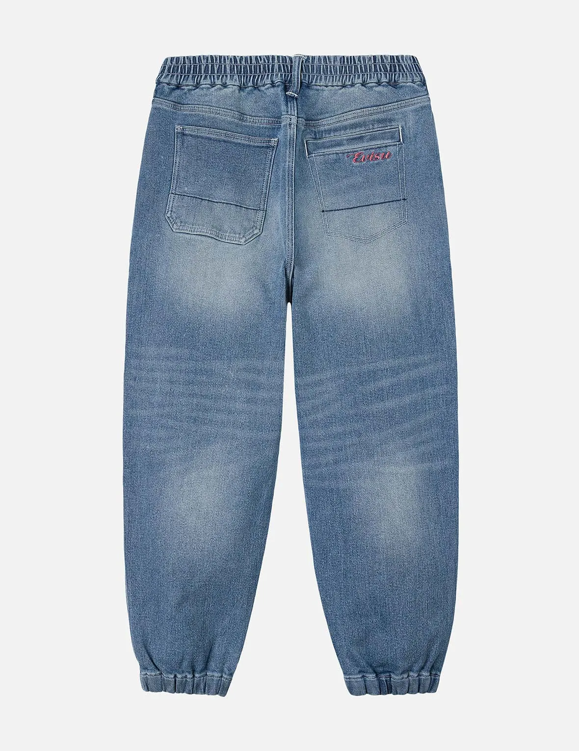 Henohenomohe Godhead Print Loose Fit Denim Joggers sold by Evisu product image thumbnail 4