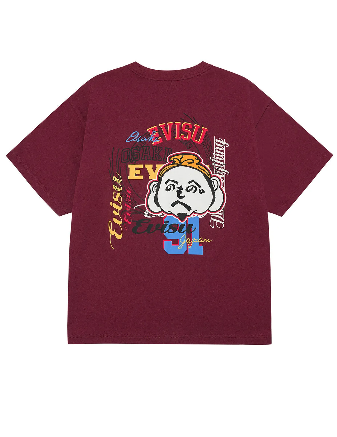Henohenomohe Godhead Embroidery Relax Fit T-Shirt sold by Evisu product image thumbnail 2