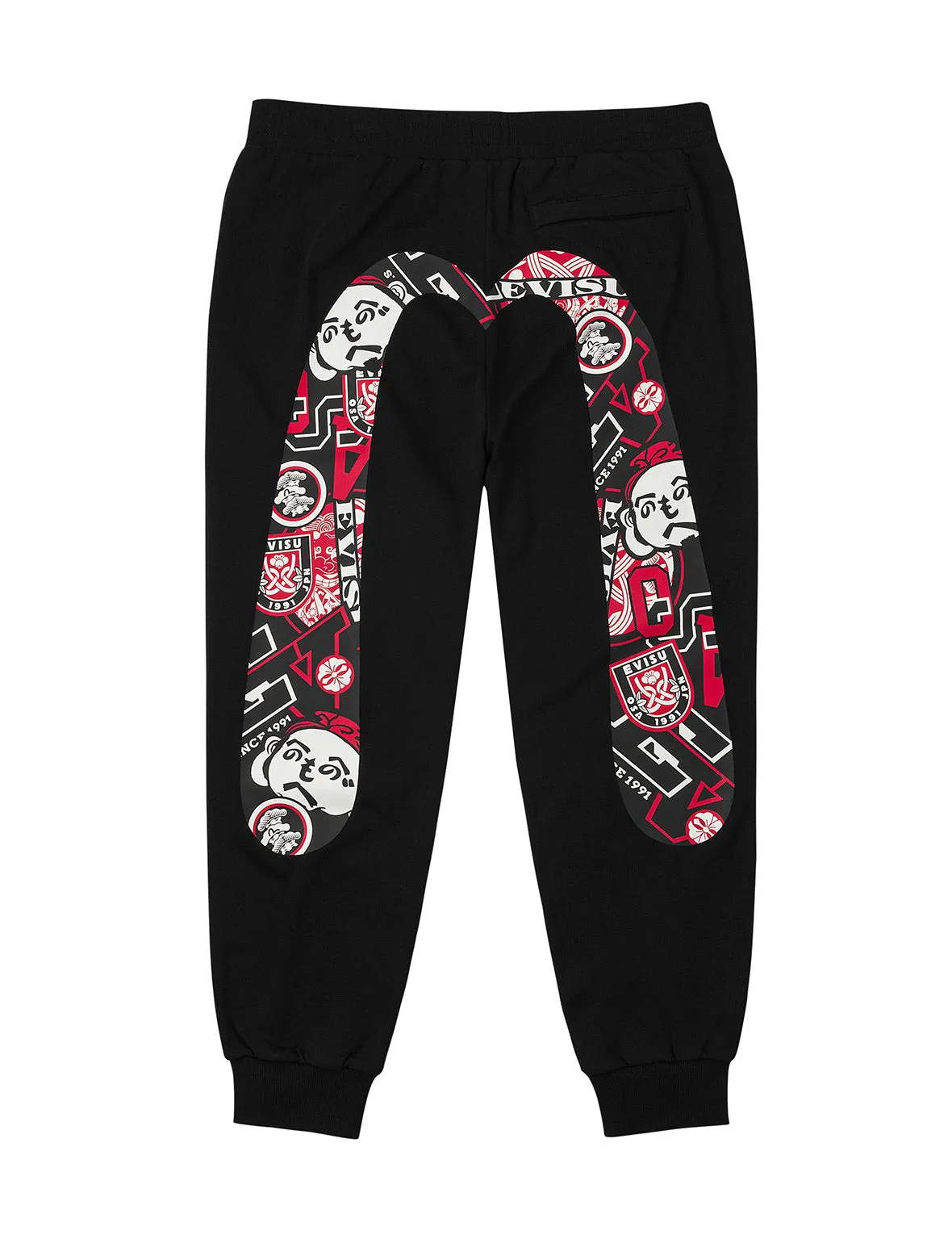 Henohenomohe Godhead Daicock Print Regular Fit Sweatpants sold by Evisu product image thumbnail 2