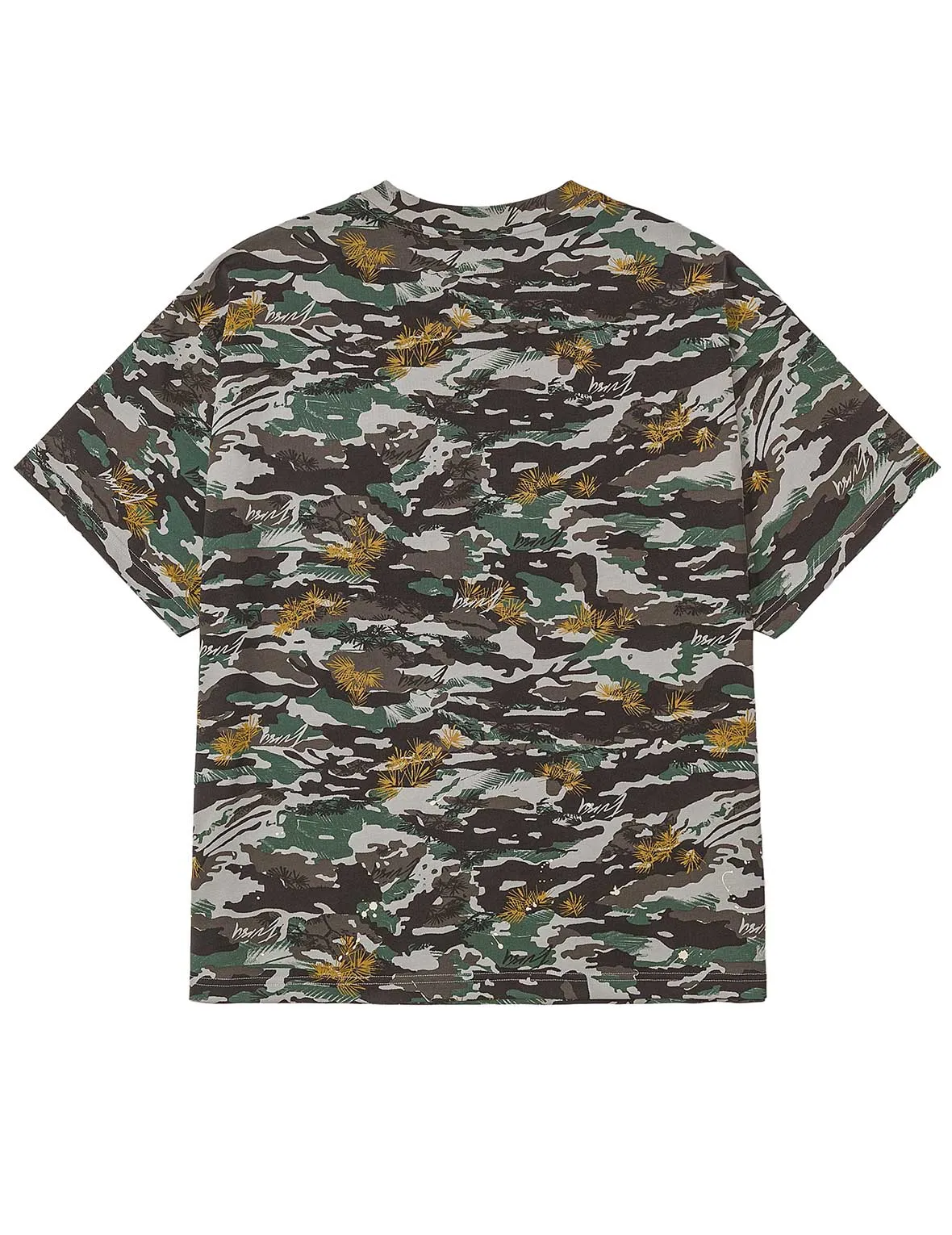 Graffiti-Style Seagull and Logo Print Relax Fit T-Shirt sold by Evisu product image thumbnail 5