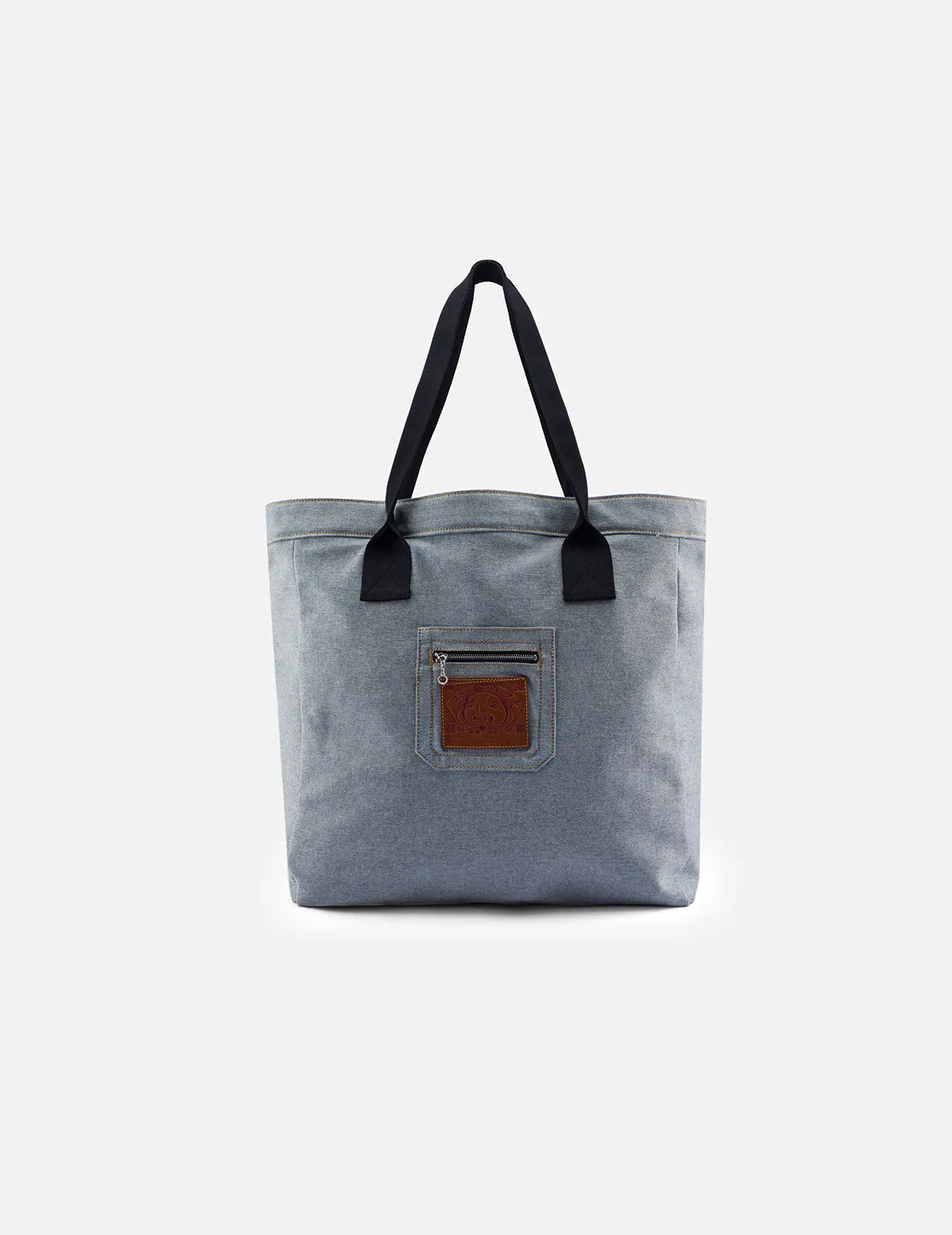 Godhead and Seagull Jacquard Denim Tote Bag sold by Evisu product image thumbnail 4