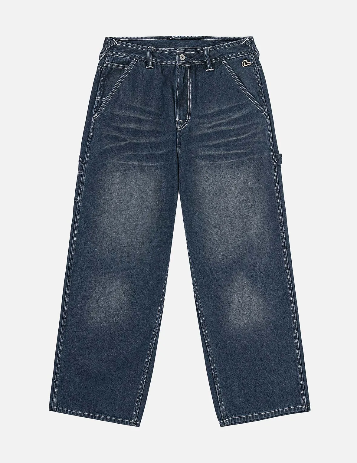 Distressed Seagull Print Loose Fit Cargo Jeans sold by Evisu product image thumbnail 4