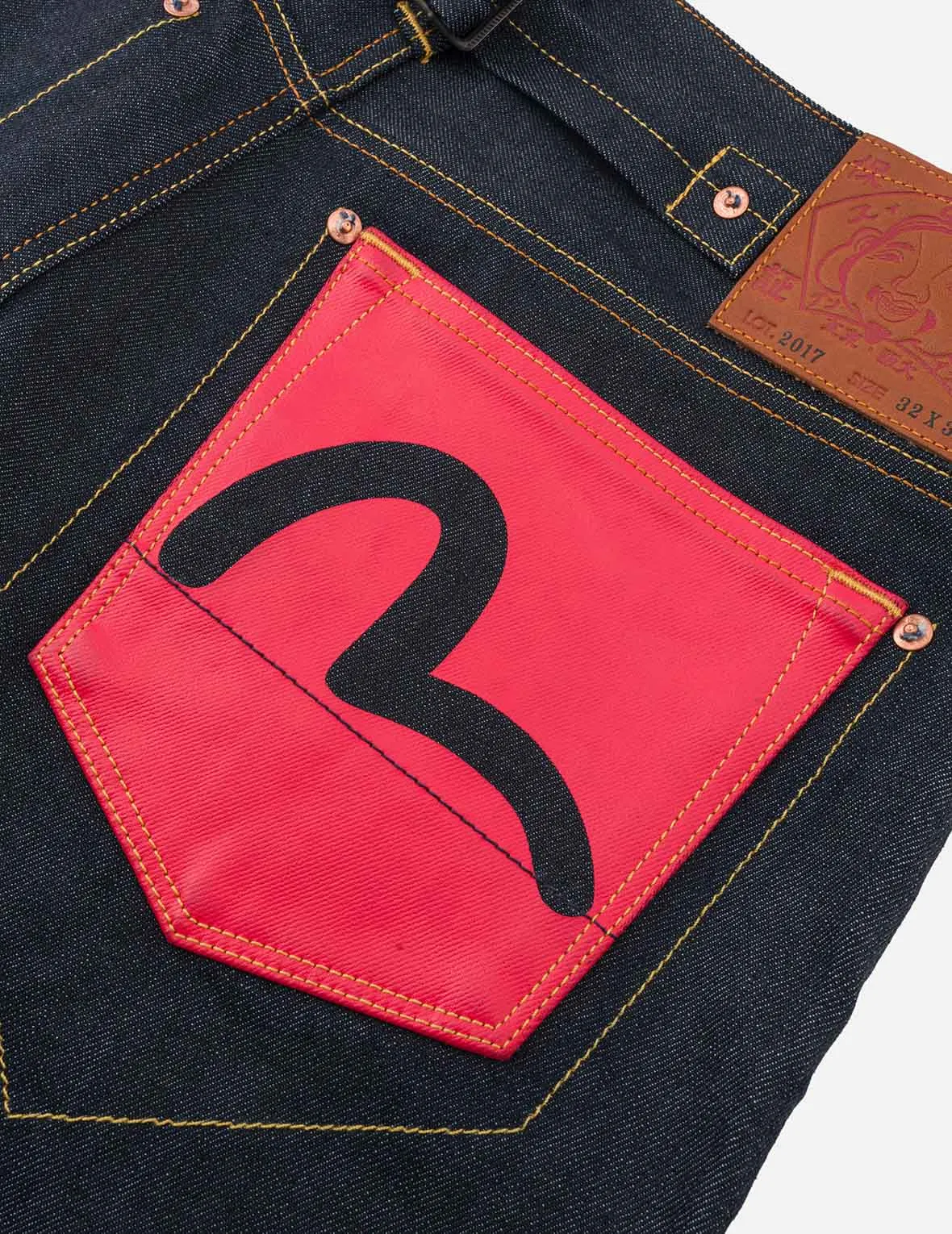 Bold Seagull Print Taper Fit Jeans #2017 sold by Evisu product image thumbnail 5