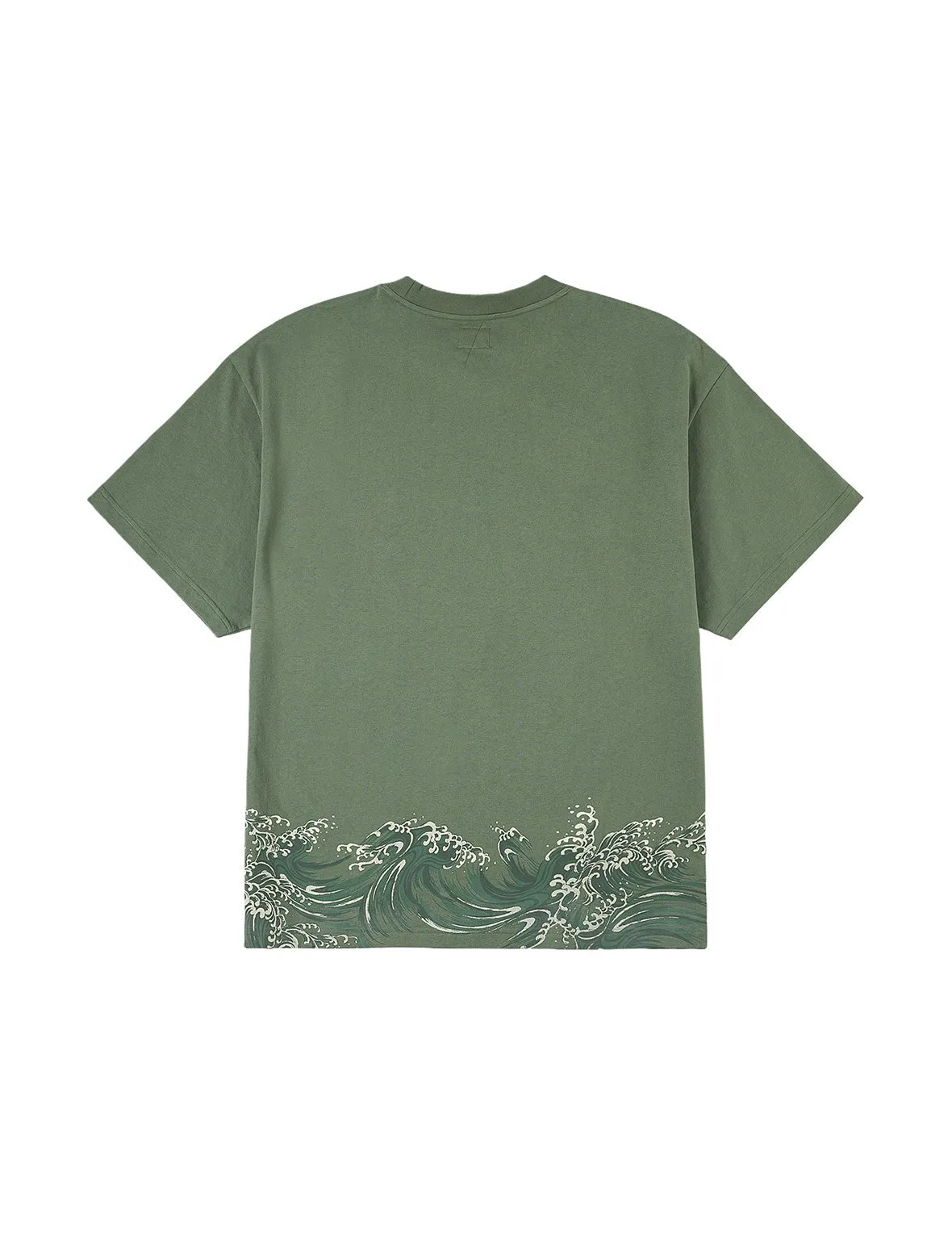 Seagull and Wave Print Relax Fit T-Shirt sold by Evisu product image thumbnail 4