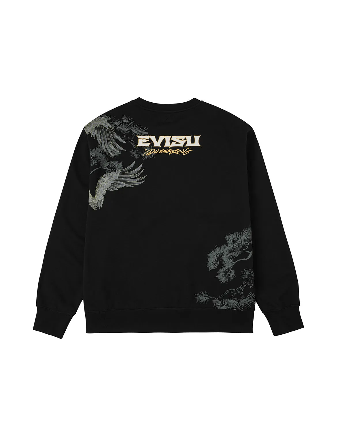 Grateful Crane Foil Print Relax Fit Sweatshirt sold by Evisu product image thumbnail 2