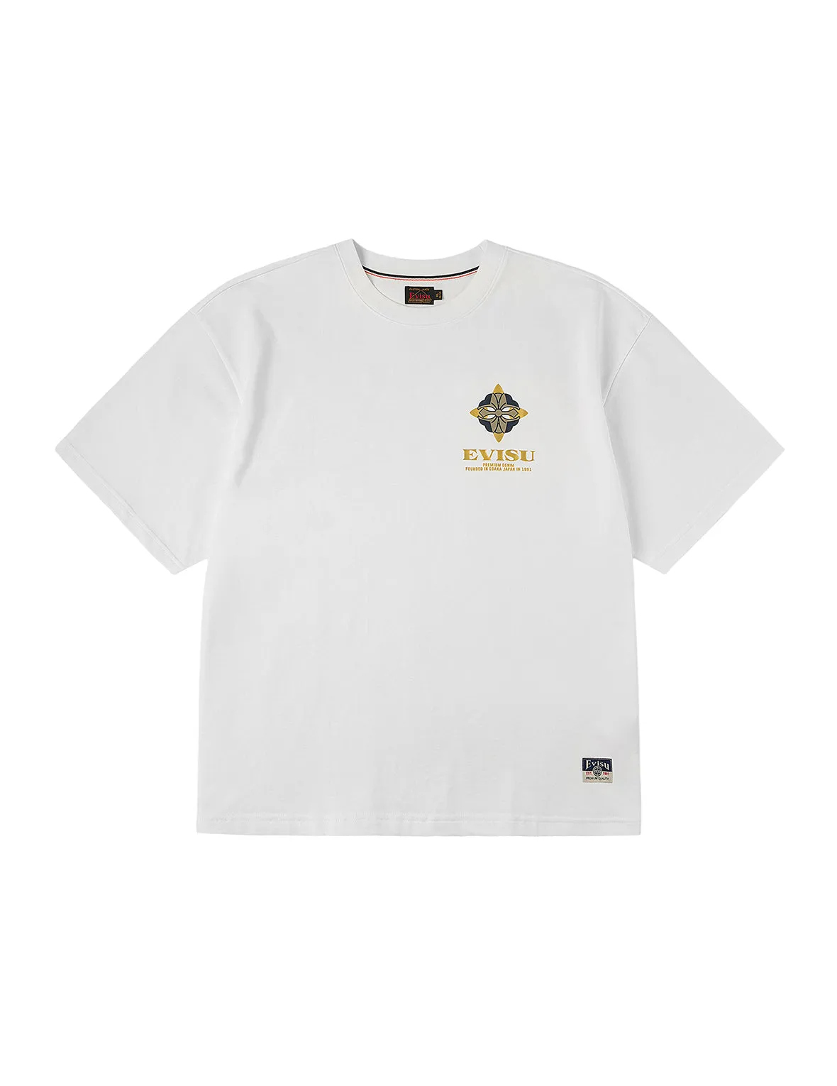 Crane Flying Wings with Daicock Print Loose Fit T-Shirt sold by Evisu product image thumbnail 3