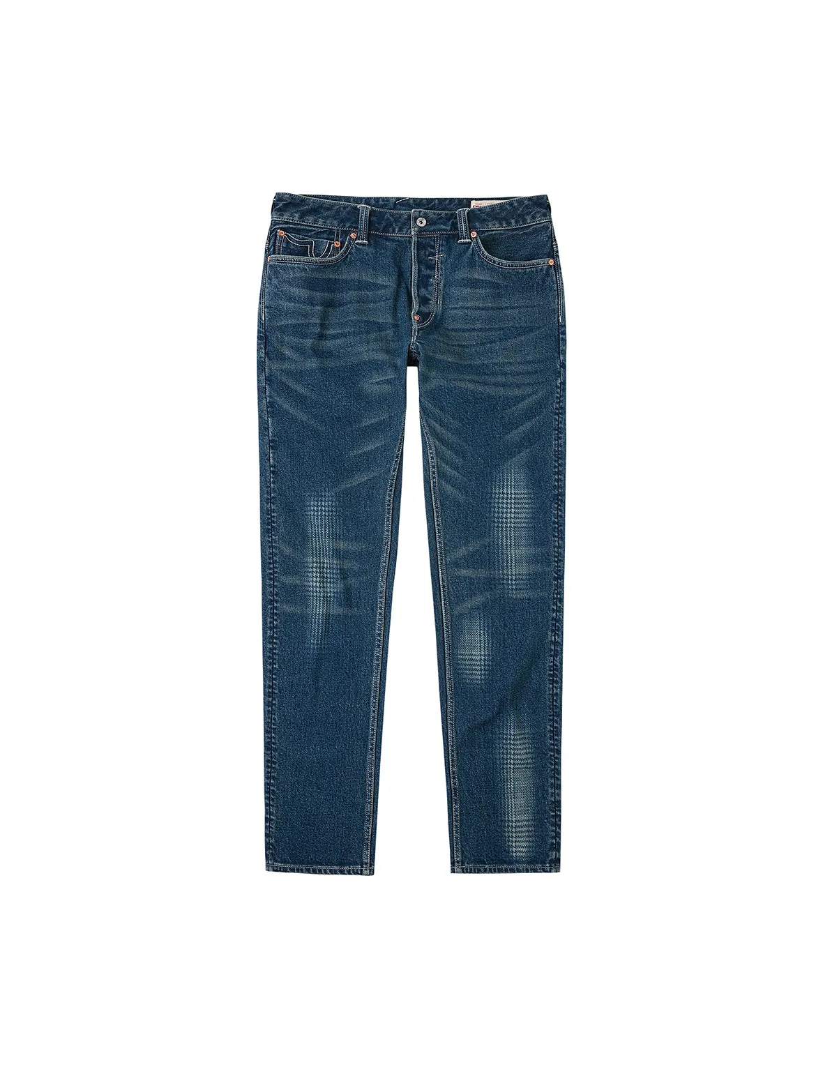 Washed Handbrush Houndstooth Daicock Print Slim Fit Jeans #2010 sold by Evisu product image thumbnail 2