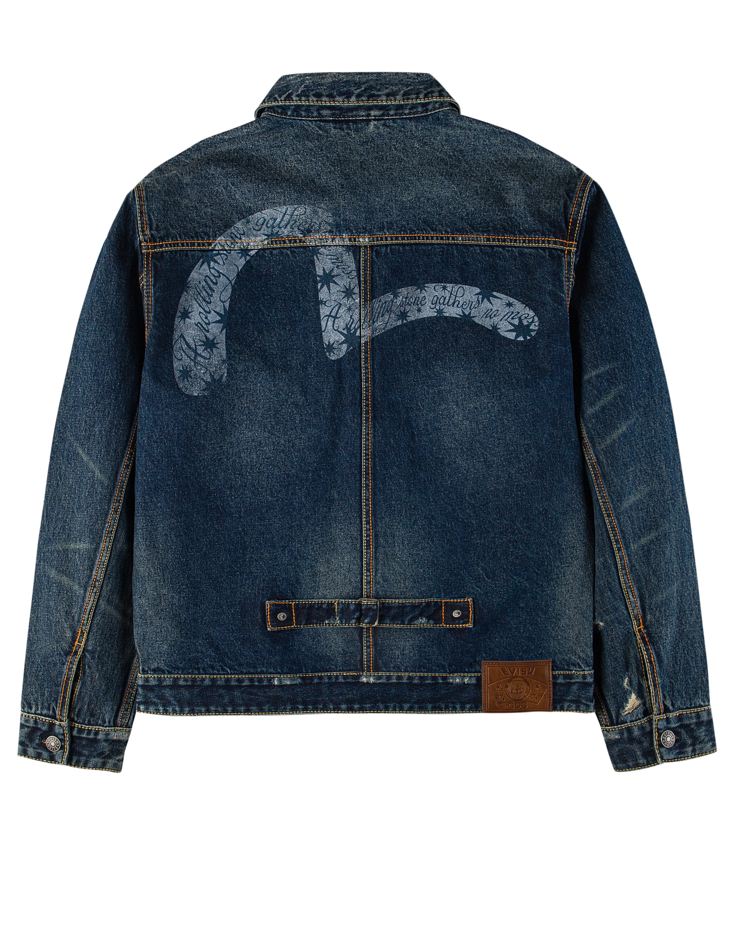 EVISU X GDC Washed Relax Fit Denim Jacket sold by Evisu product image thumbnail 2