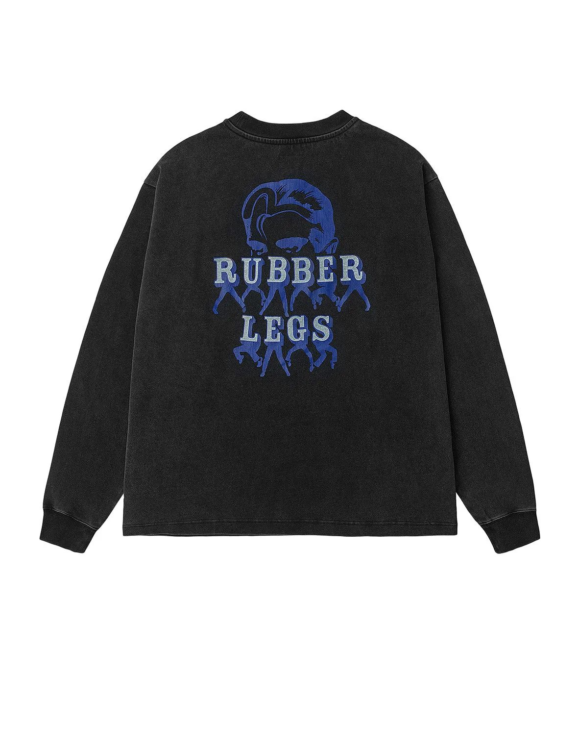 Seagull and Rubber Legs Print Relax Fit Long-sleeve T-shirt sold by Evisu product image thumbnail 2