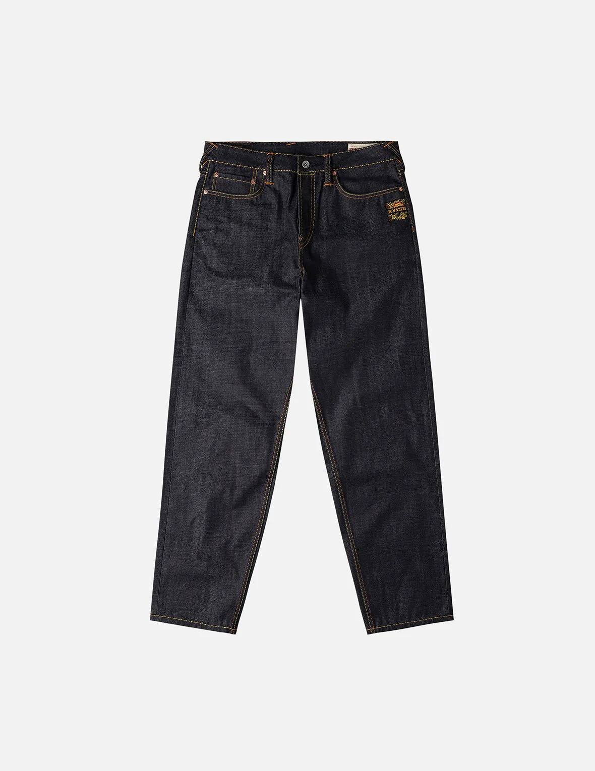Handbrush Daicock Print with Wave Embroidery Relax Fit Jeans sold by Evisu product image thumbnail 4
