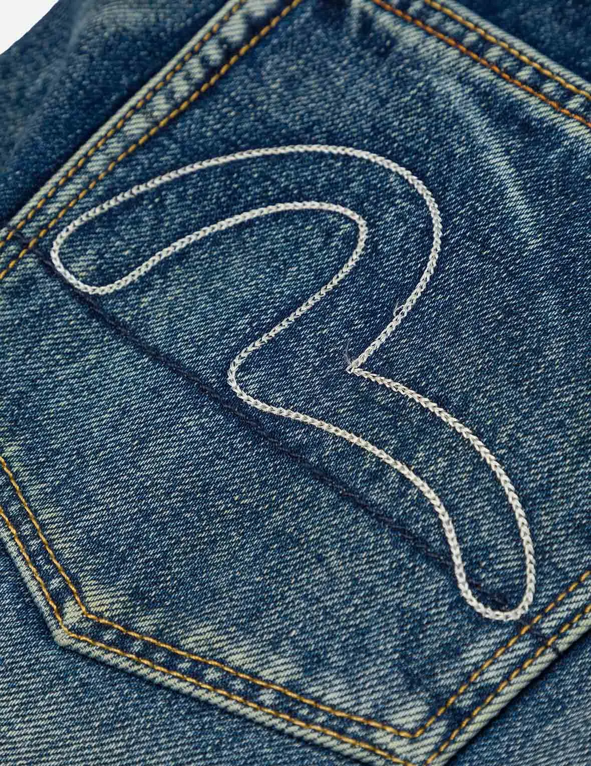 Seagull Embroidery and "EVISU SINCE 1991" Print Patch Taper Fit Jeans #2017 sold by Evisu product image thumbnail 5