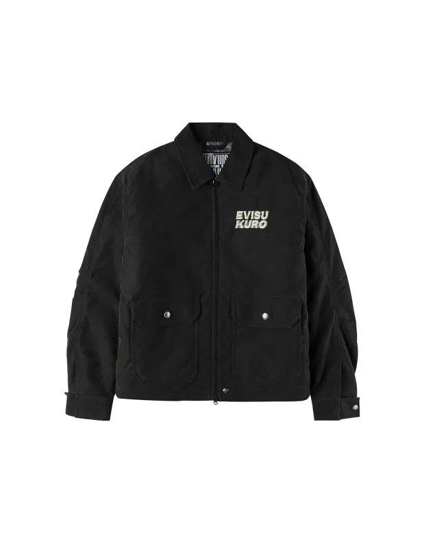 Logo Embroidery Relax Fit Padded Work Jacket sold by Evisu