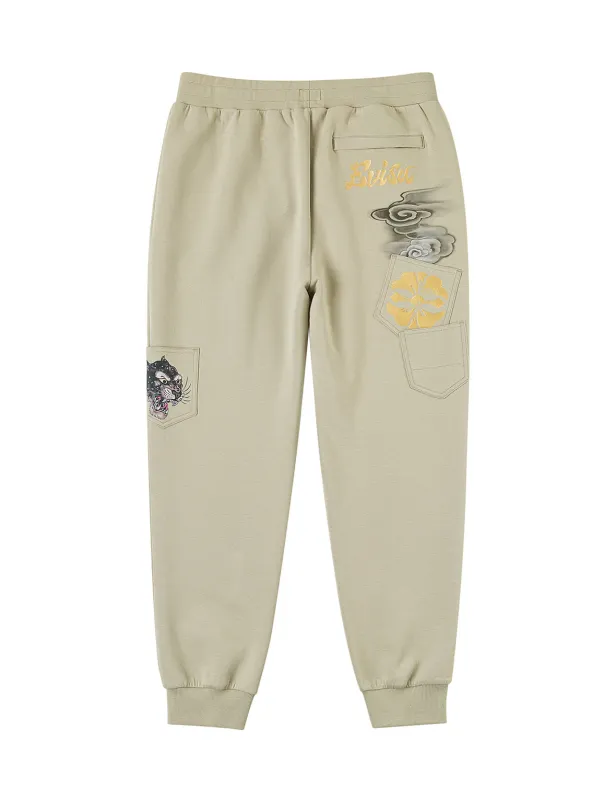 Multi-Pocket Sweatpants sold by Evisu