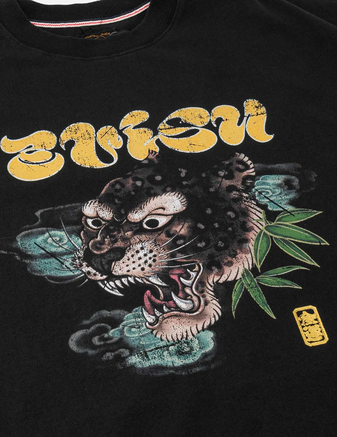 Leopard Head Printed T-Shirt sold by Evisu product image thumbnail 5