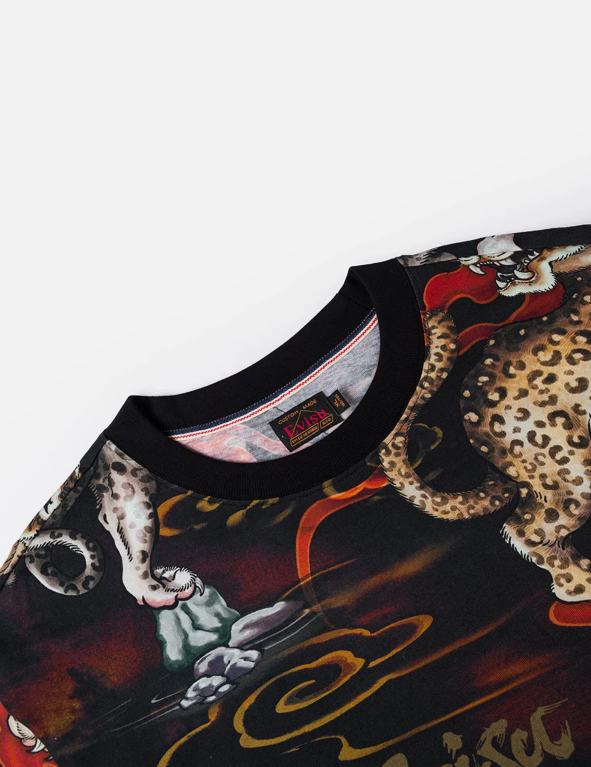 Leopard Allover Print T-Shirt sold by Evisu product image thumbnail 5