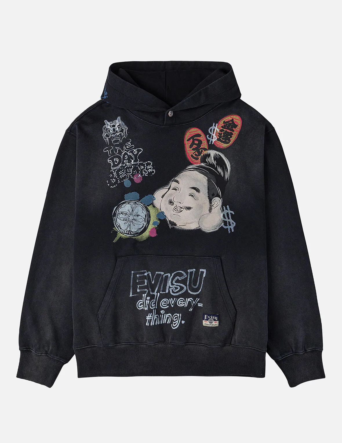 Godhead Printed Hoodie sold by Evisu product image thumbnail 3