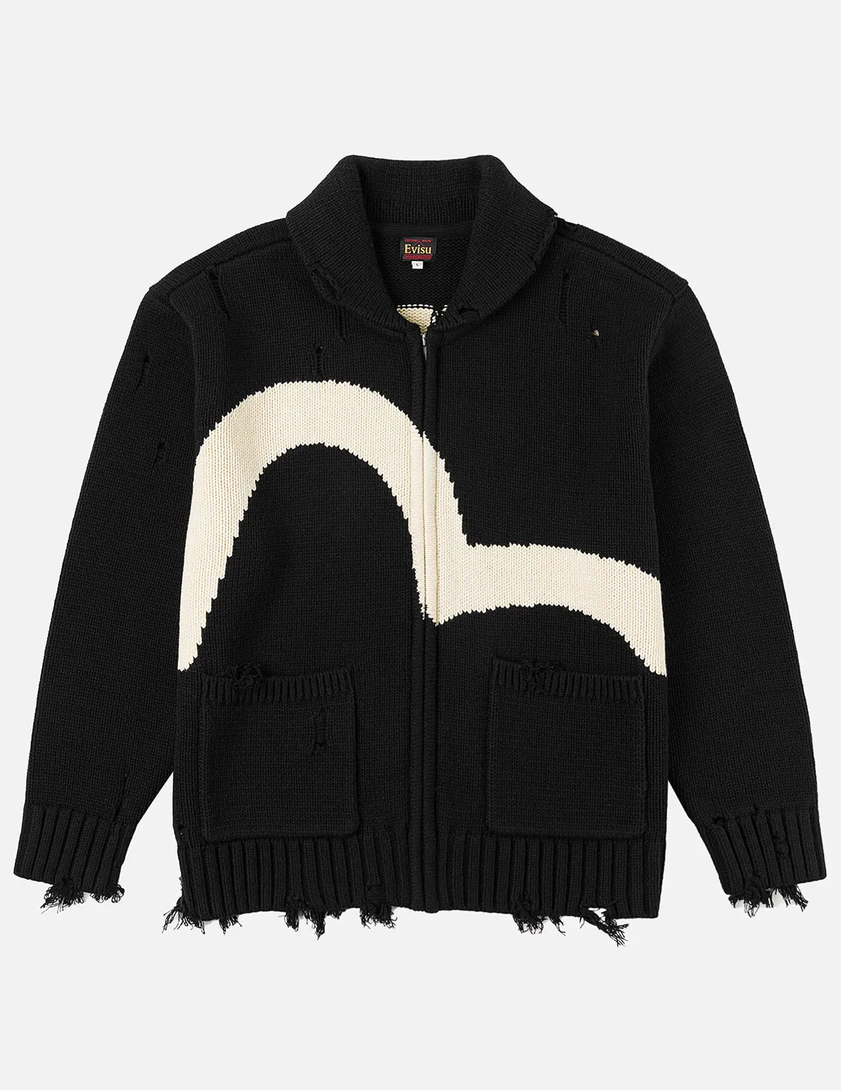 Cowichan Cardigan Jacket sold by Evisu product image thumbnail 3