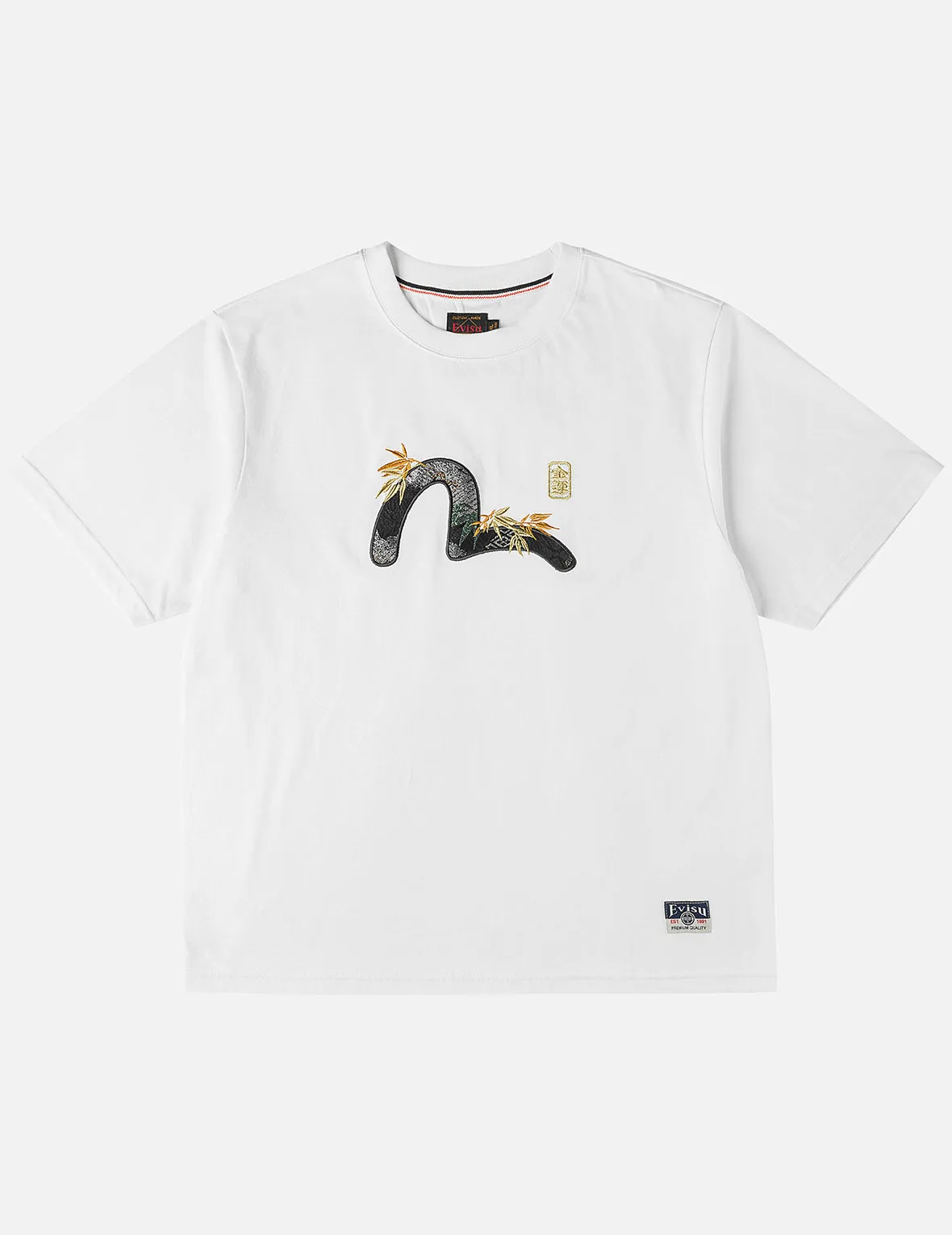 Brocade Seagull Appliqué T-Shirt sold by Evisu product image thumbnail 5
