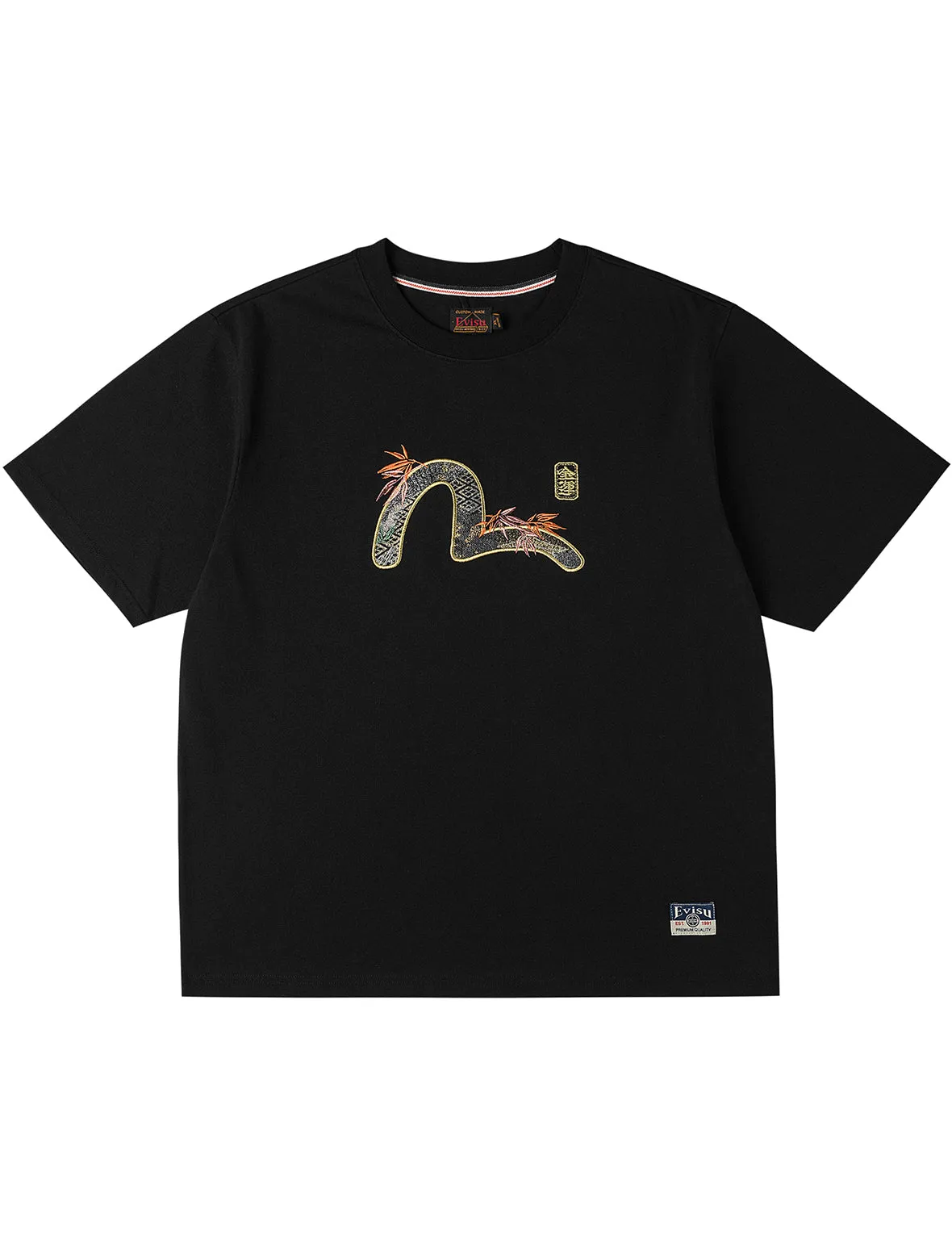 Brocade Seagull Appliqué T-Shirt sold by Evisu product image thumbnail 2