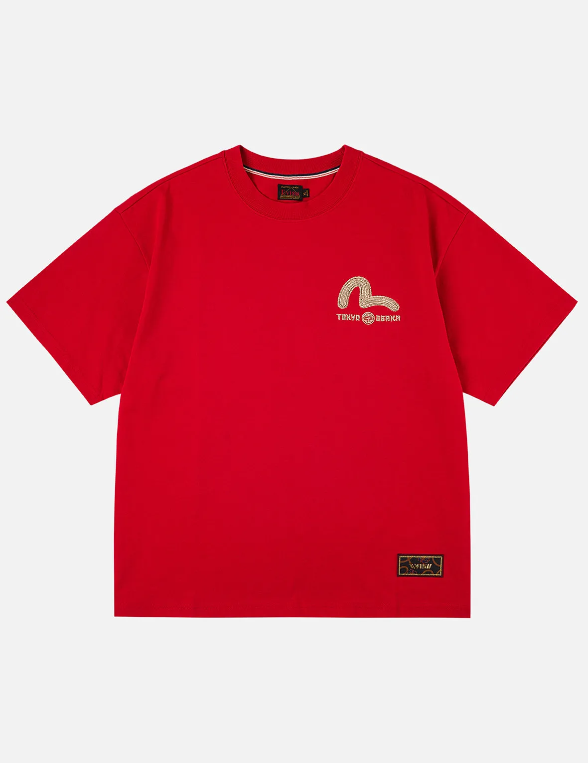Year Of Horse Daicock Printed T-shirt - Red sold by Evisu product image thumbnail 4