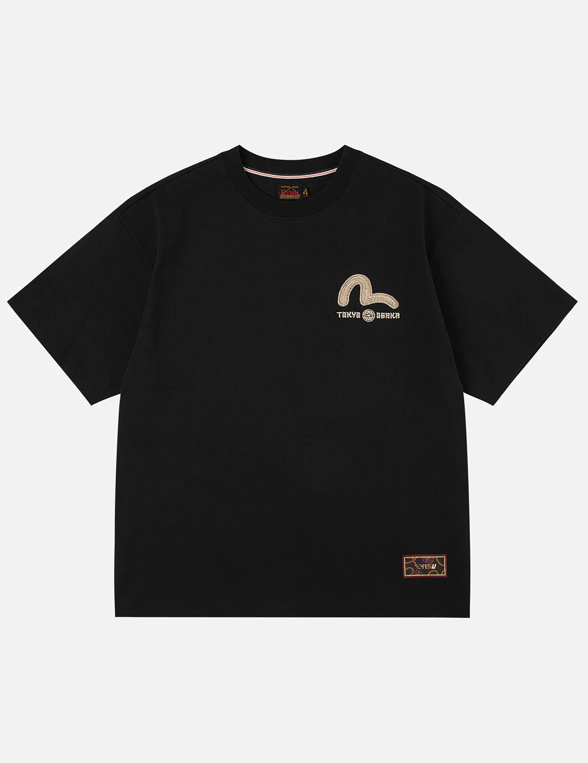 Year Of Horse Daicock Printed T-shirt - Black sold by Evisu product image thumbnail 4