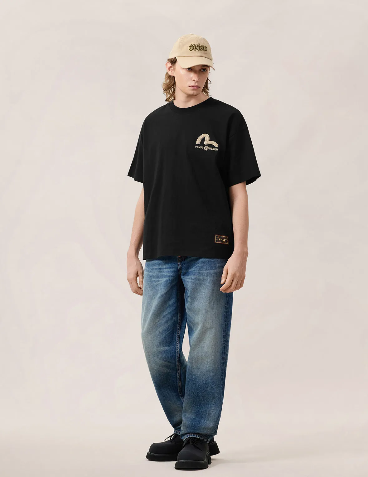 Year Of Horse Daicock Printed T-shirt - Black sold by Evisu product image thumbnail 5