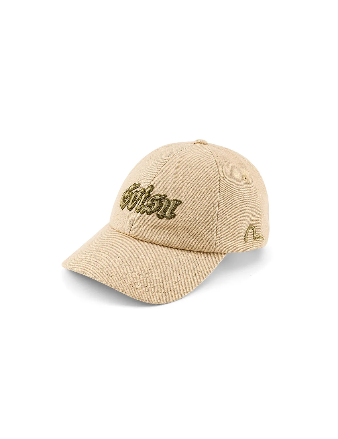 Evisu Logo Embroidery Cap - Beige sold by Evisu