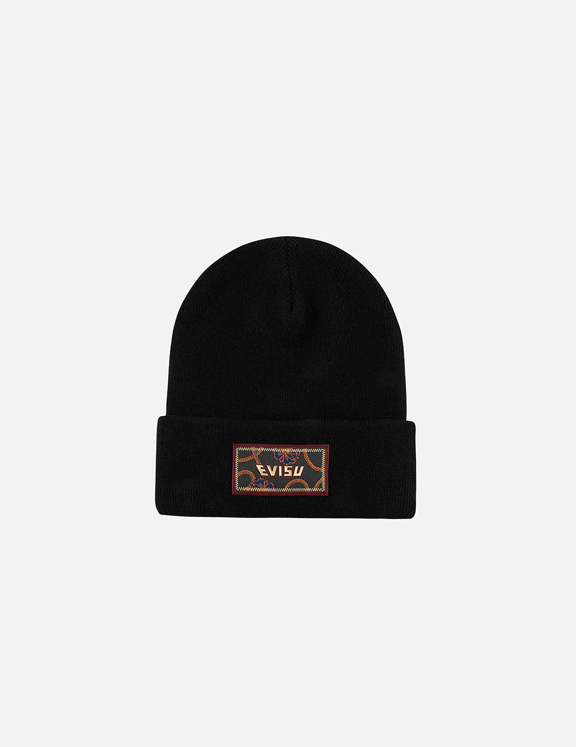 Evisu Logo Embroidery Beanie - Black sold by Evisu product image thumbnail 4