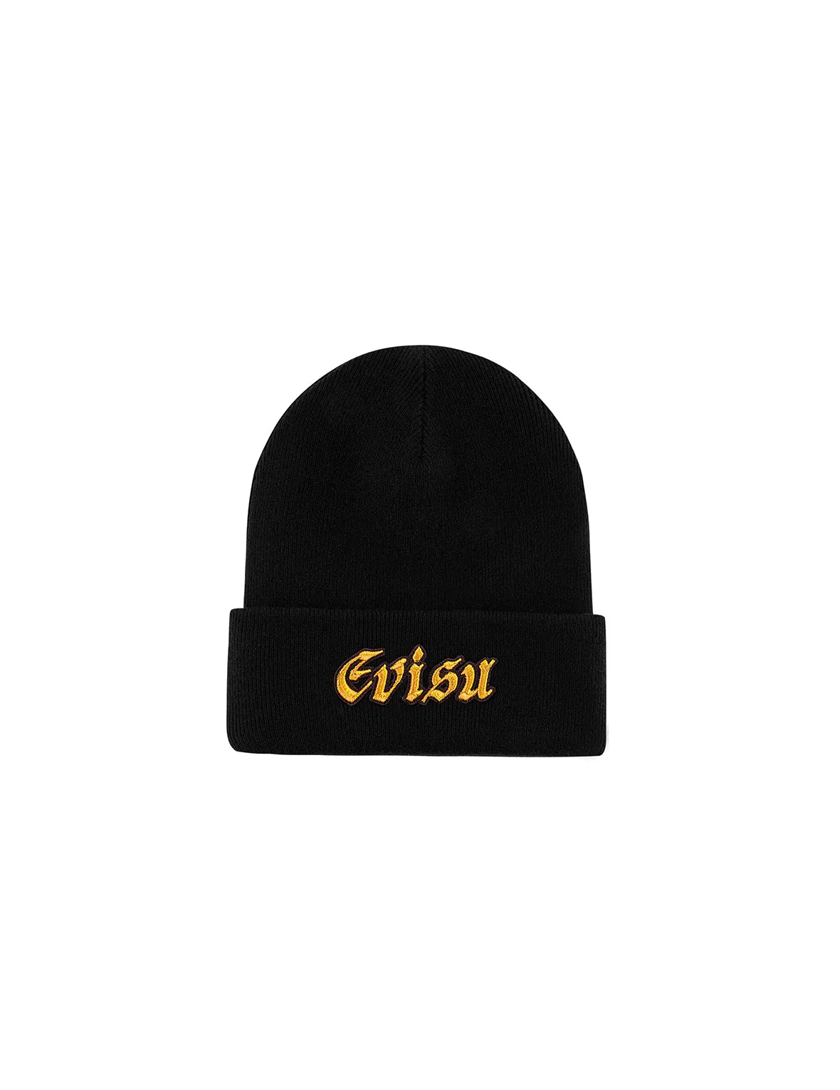 Evisu Logo Embroidery Beanie - Black sold by Evisu