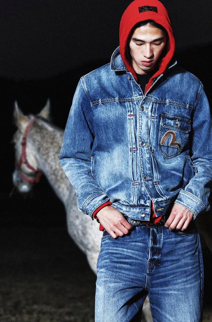 Evisu & Seagull Appliqué Chinese Denim Jacket sold by Evisu product image thumbnail 5