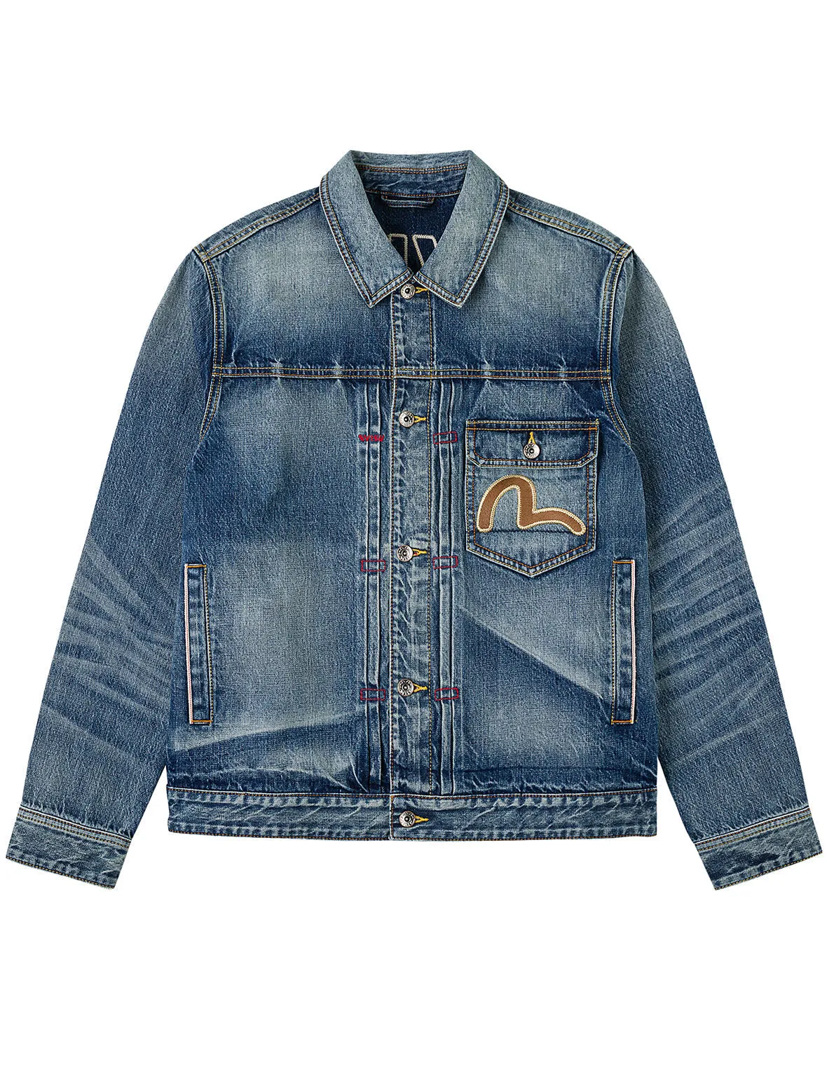 Evisu & Seagull Appliqué Chinese Denim Jacket sold by Evisu product image thumbnail 2