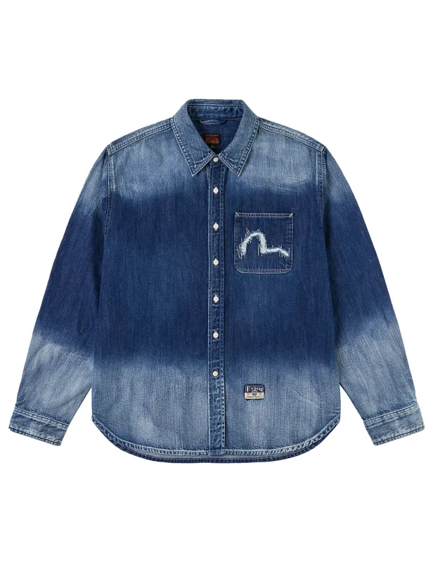 Washed Denim Shirt sold by Evisu