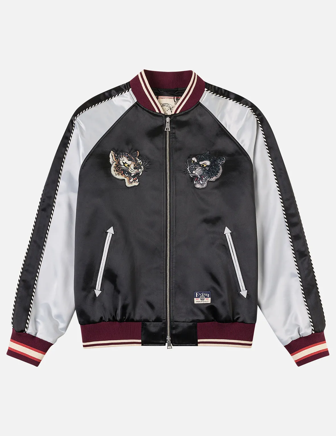 Duo Leopard Embroidery Souvenir Jacket sold by Evisu product image thumbnail 4