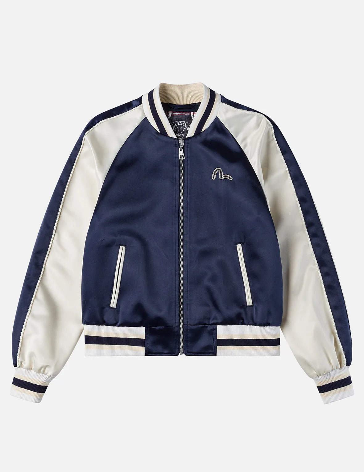 Cat Theme Embroidery Souvenir Jacket sold by Evisu product image thumbnail 4