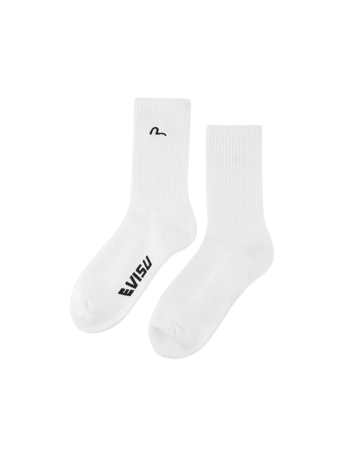 Seagull Embroidery Long Socks sold by Evisu