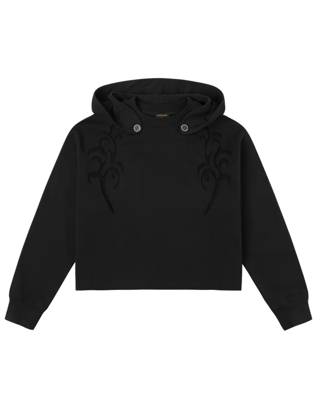 Reversed Fabric Patched Sweatshirt sold by Evisu
