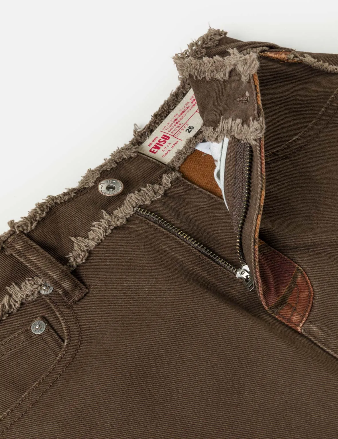 Ishigaki Camouflage Denim Skirt sold by Evisu product image thumbnail 5