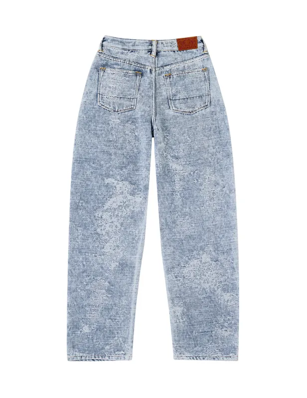 Distressed Denim Balloon Jeans sold by Evisu