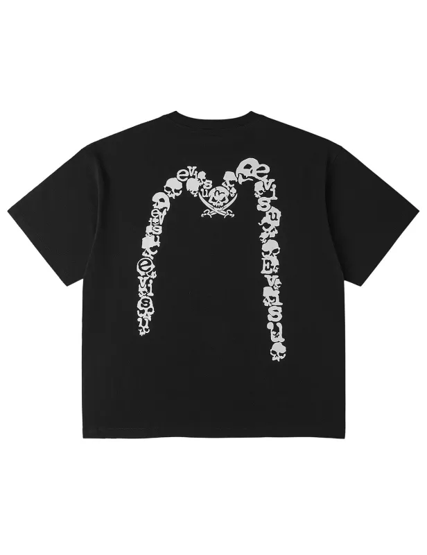 Distressed Camo Daicock T-shirt sold by Evisu