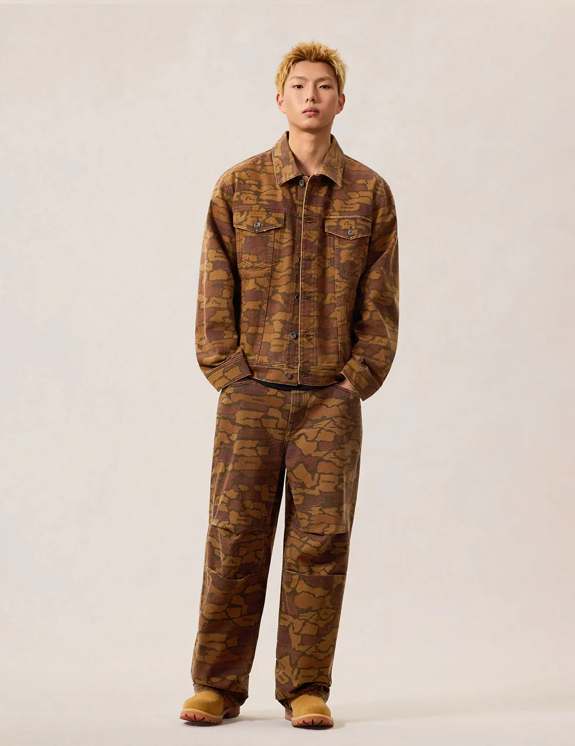 All-over Ishigaki Camouflage Pants sold by Evisu product image thumbnail 5