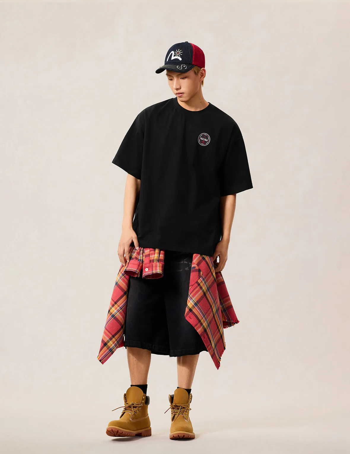 Poker Lucky Dice and Flocked Seagull T-shirt - Black sold by Evisu product image thumbnail 5