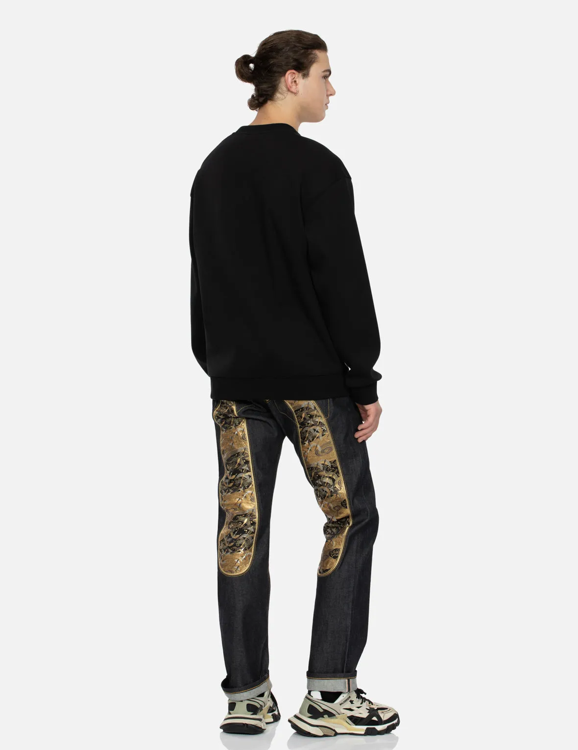 Logo Brocade Appliqué Relax Fit Sweatshirt sold by Evisu product image thumbnail 4