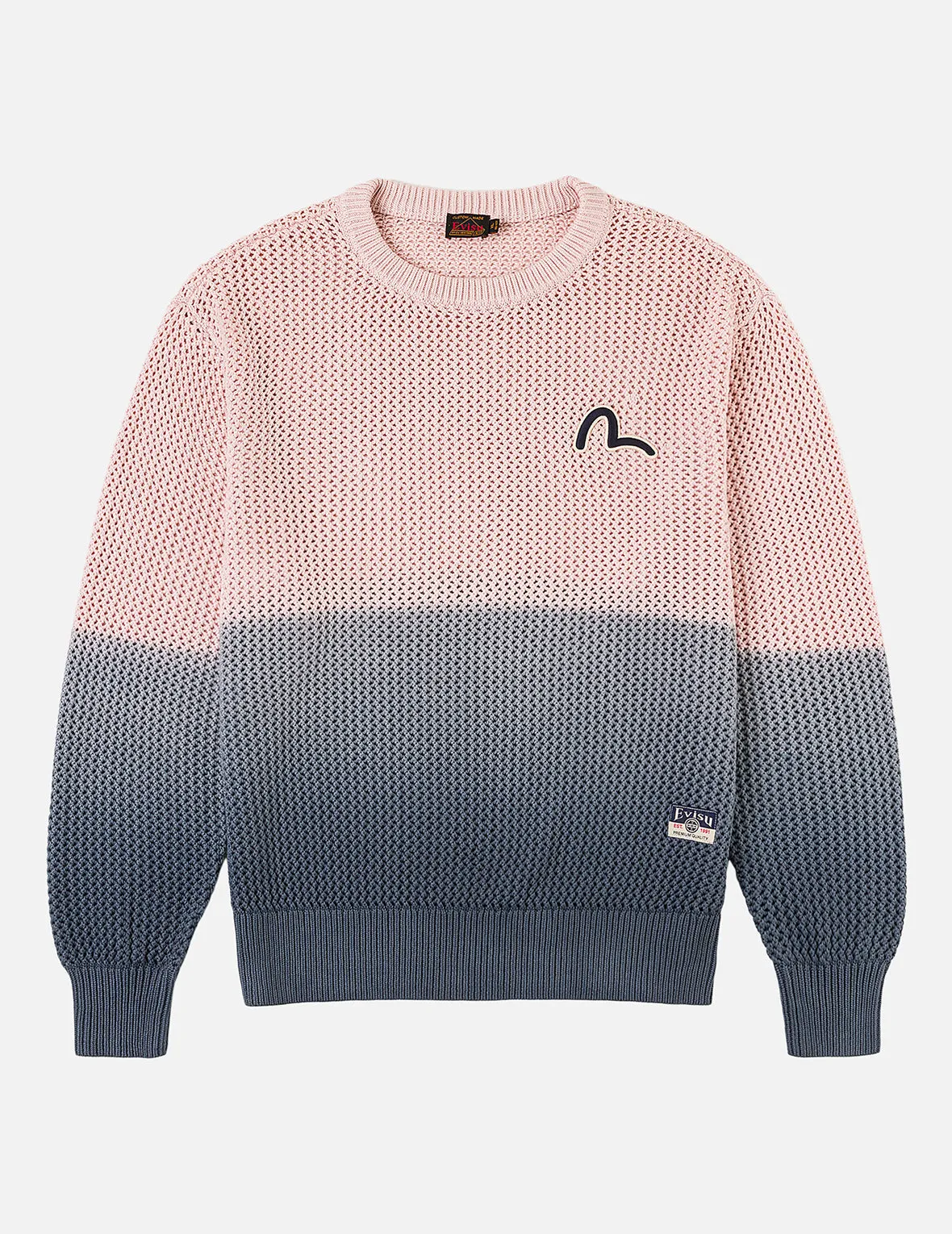 Seagull Gradient Relax Fit Sweater sold by Evisu product image thumbnail 3