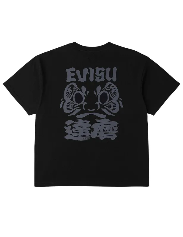 EVISU logo and Daruma T-shirt sold by Evisu