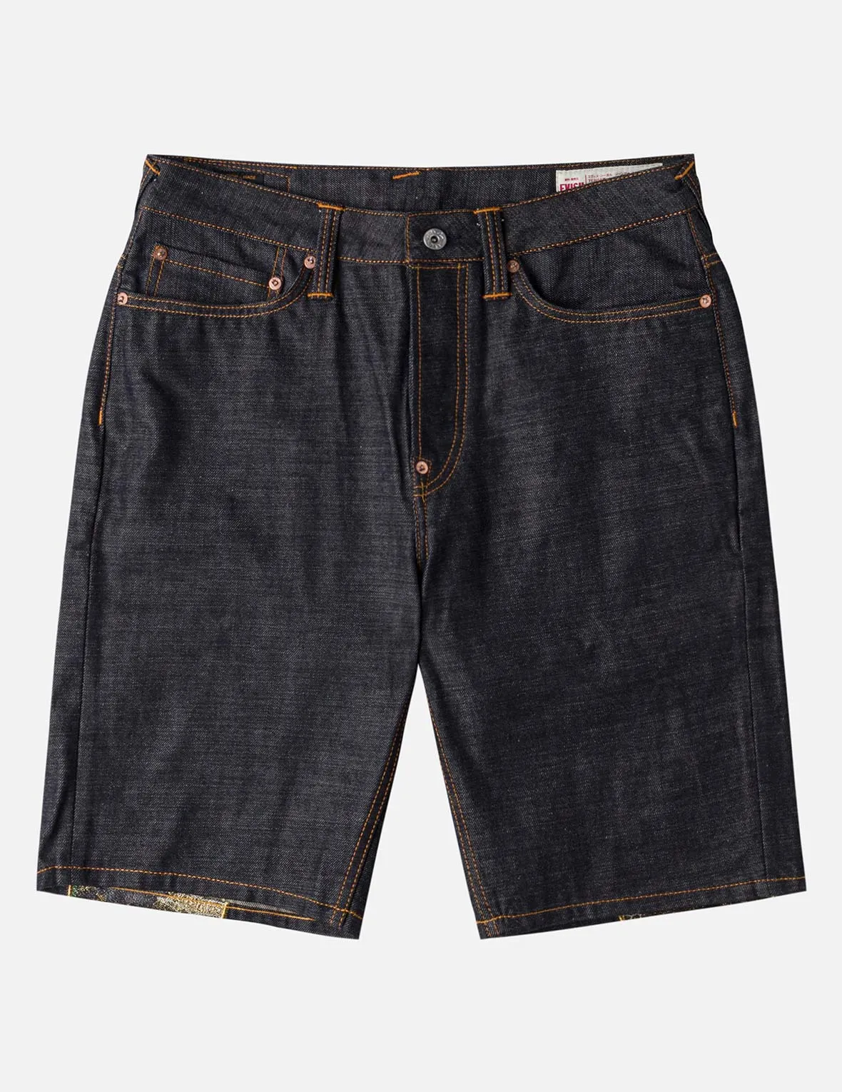 Daicock Brocade Denim Shorts sold by Evisu product image thumbnail 4