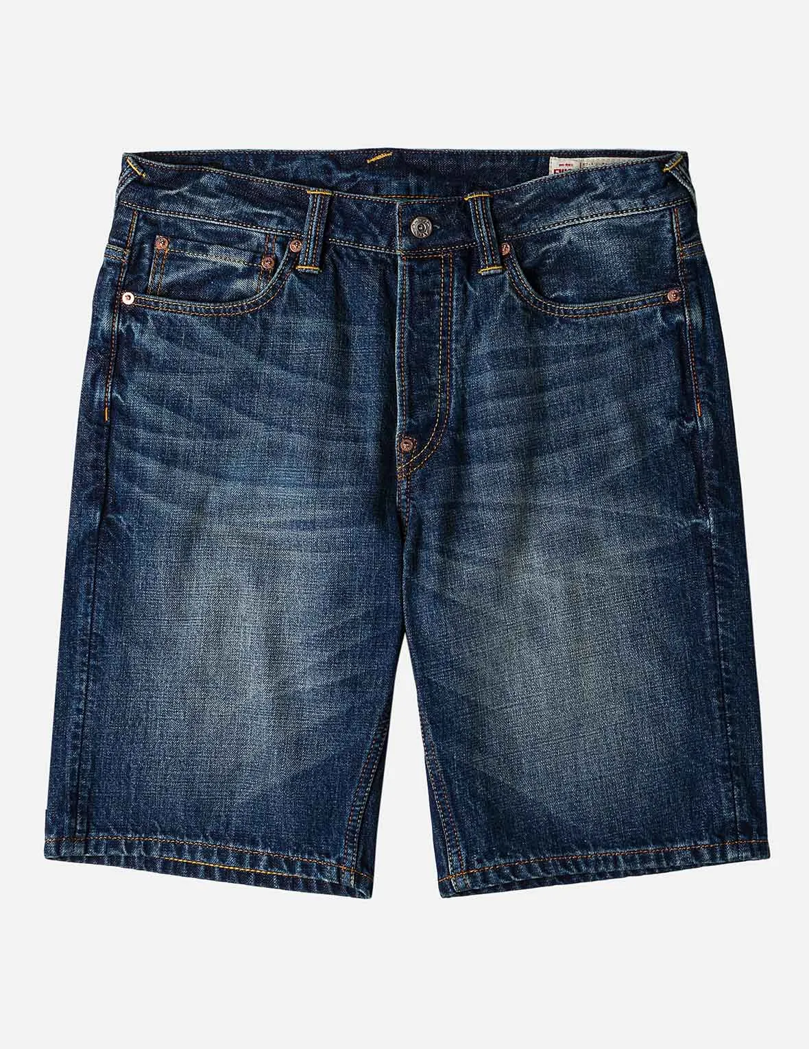 Brocade Patchwork Denim Shorts sold by Evisu product image thumbnail 4