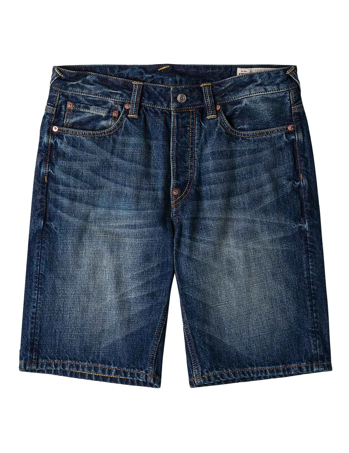 Brocade Patchwork Denim Shorts sold by Evisu product image thumbnail 2
