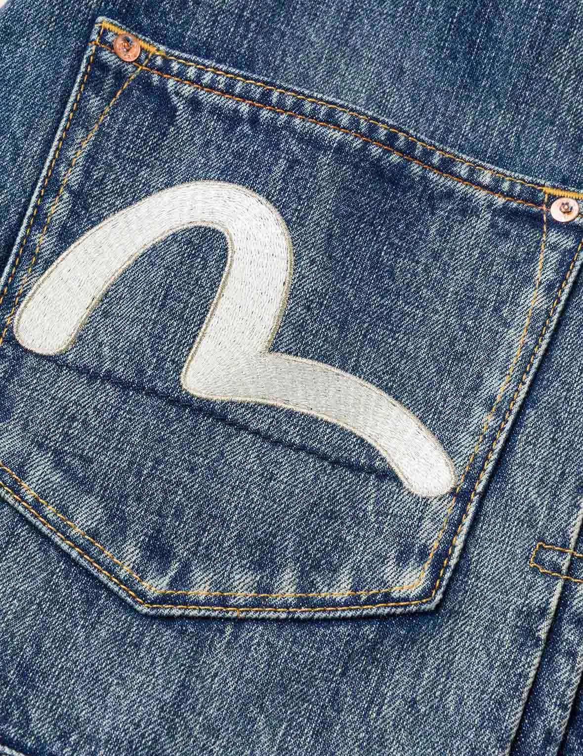 Brocade Patch Multi-pocket Denim Jacket sold by Evisu product image thumbnail 5