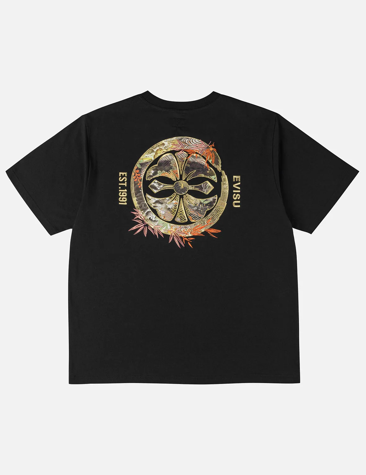 Bamboo Embroidery Scenic Kamon T-shirt sold by Evisu product image thumbnail 5